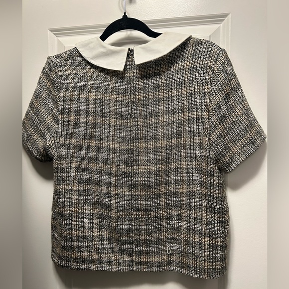 Zara Collared Top with Jewels - Picture 2 of 3